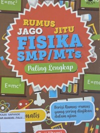 Image of Rumus Jitu Jago Fisika SMP/MTs Paling Lengkap